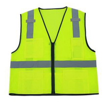 High-Visibility Reflective Safety Vest with Pockets